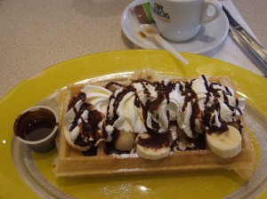 Belgian Waffle with Belgian Chocolate
